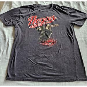 Negan Sluggers Walking Dead Loot Crate Men's Dark Grey Large T-Shirt